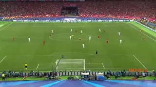 Tactical view of the complete build-up to Bale's goal against Liverpool - incredible new angle!