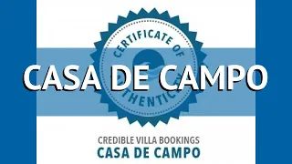 CASA DE CAMPO 5* Доминикана Ла Романа обзор – отель КАСА ДЕ КАМПО 5* Ла Романа видео обзор