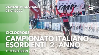 Pietro Deon è campione italiano ciclocross tra gli esordienti 2°anno a Variano di Basiliano