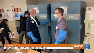 Novant Health gets first doses of Pfizer COVID-19 vaccine