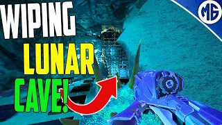 WIPING JUICY LUNAR CAVE IN MINUTES! Ark: Survival Evolved