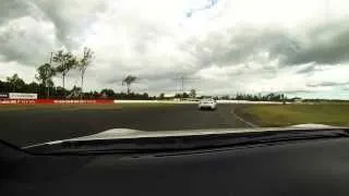 Toyota 86 GTS crash spin on Queensland raceway