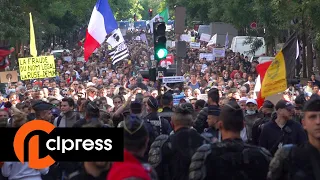 Manifestation contre le pass sanitaire : 7ème semaine consécutive (28 août 2021, Paris) [4K]