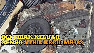 CARA MEMPERBAIKI POMPA OLI SENSO STIHL MS382