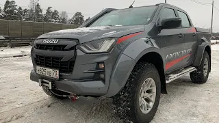 Isuzu D-Max Arctic Trucks - POV test drive. Driver’s eyes