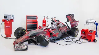 Restoration Damaged Model Ferrari Formula F1