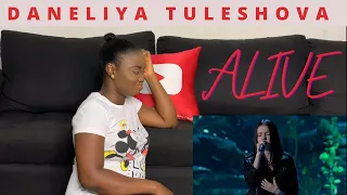 Daneliya Tuleshova (Данэлия Тулешова )- "Alive" Agt Finale Performance (Reaction)