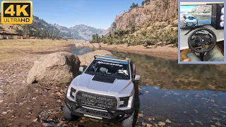 Ford VelociRaptor 6X6 | Offroading- Forza Horizon 5 | Logitech g923 gameplay