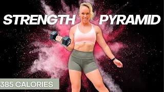 45 MIN FULL BODY STRENGTH WORKOUT | Pyramid Training