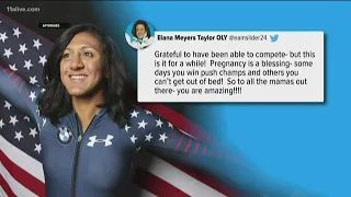 Day after Olympian Elana Meyers Taylor announced she's pregnant, she won a national competition