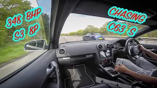 Racing Everyone | Audi S3 8P | Full Straight Pipe | 348 Bhp