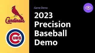 2023 #Cardinals @ #Cubs, Precision Baseball