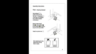 BILANCIO STORAGE BED   6' SUPER KING ASSEMBLY INSTRUCTIONS MANUAL