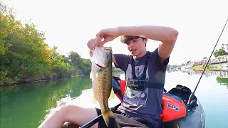 BASS FISHING ON KAYAKS ( California Delta)