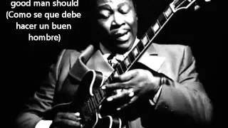 BB King "The thrill is gone"  Letra Español - Ingles