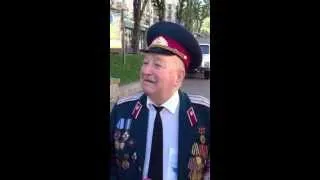 Акция "Вечные Герои" 9 мая 2013. Интервью с ветераном. Город Киев