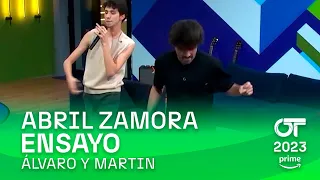 ENSAYO de ÁLVARO y MARTIN con ABRIL (27 diciembre) | OT 2023