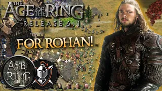 BFME 2 ROTWK Age of The Ring 6.1 "Playing as Rohan in a 2v2v2v2" For Rohan!