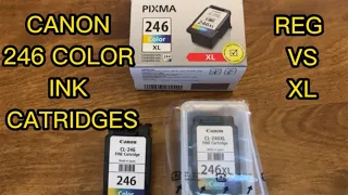 Canon Ink Cartridge Replacement Comparison- Regular Vs XL