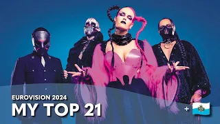 Eurovision 2024 - My Top 21