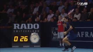 Roger Federer - Top 10 SABR vs Djokovic