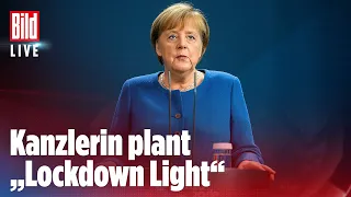 🔴  Neue Corona-Regeln: Merkel plant „Lockdown Light“ für ganz Deutschland | BILD Live vom 26.10.