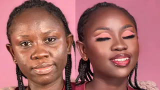 MELANIN MAKEUP TRANSFORMATION TUTORIAL