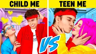 High School You vs Child You | Who will Date a School Crush