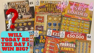 £25 mix of National lottery scratch cards. £25 mix of £5 and £2 scratch tickets 2024