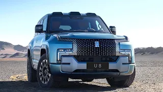 2024 BYD Yangwang U8 Full Size Electric SUV Off Road - Rugged Ev SUV - Rival Land Rover Defender