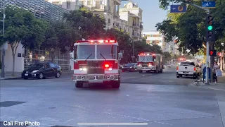 Santa Monica Fire Department Station 1 Full House Responding