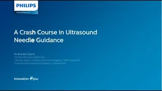 A crash course in ultrasound needle guidance