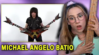 Michael Angelo Batio - Double Guitar Shred Melody | Bassist Musician Reacts