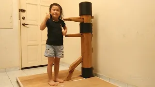 5 year old girl becomes strong because of martial arts