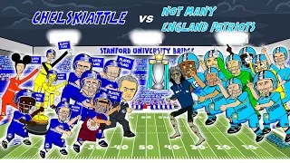 🚍CHELSEA vs MAN CITY✈️ 🏈SUPERBOWL 2015🏈 442oons Football Cartoon