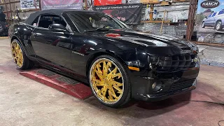 SS Camaro on 24s no cut no rub 👌🏽￼