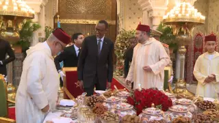 President Kagame begins 2 day official visit to the Kingdom of Morocco.