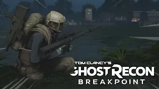 Ghost Recon Breakpoint - STEALTH SNIPER NIGHT MISSION!