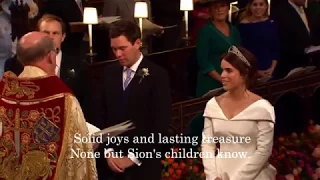 The Royal Wedding - Glorious Things of Thee Are Spoken Hymn Lyrics