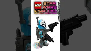 LEGO Star Wars The Mandalorian Spider Tank Set 75361 | First Look #lego #youtubeshorts