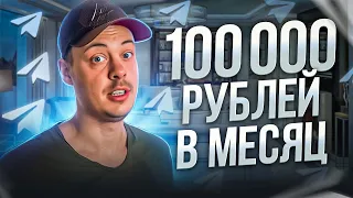 100 000 рублей в месяц с telegram БЕЗ ВЛОЖЕНИЙ. Как заработать на телеграм канале?