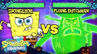 The Flying Dutchman Joins the Battle Arcade Arena! 👻🥊 SpongeBob SquareOff