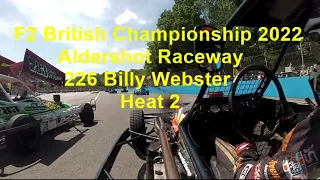 BriSCA Formula 2 British Championship, Aldershot 2022, onboard footage compilation.