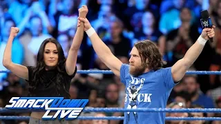 Brie Bella returns to challenge Miz & Maryse to match at Hell in a Cell:SmackDown LIVE, Aug 21, 2018