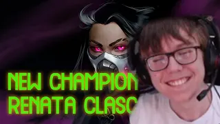 TheBausFFS Reacts to New Champion **RENATA CLASC** ABILITIES (+chat reaction)