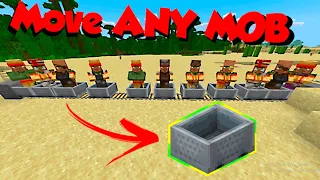 How To Move Mobs ANYWHERE In Minecraft!