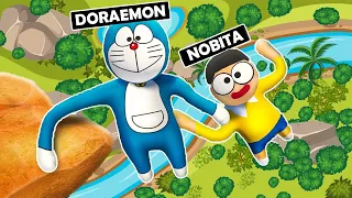 DORAEMON And NOBITA In Jungle In HFF 🤣