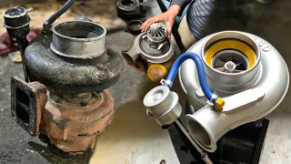 Hard Working Mechanics did Repair Rusted Turbo Truck &  Reusable It | How To Recycle Rusted Parts
