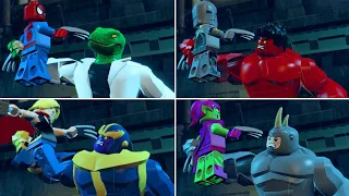 All Characters and Big-Figs Hulk Smash in LEGO Marvel Super Heroes Cutscenes