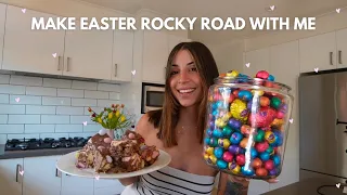 make easter treats with me 🐣 chatty rocky road & guess how many eggs are in the jar | Adele Maree